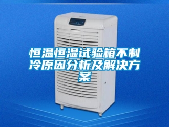 知識百科恒溫恒濕試驗(yàn)箱不制冷原因分析及解決方案