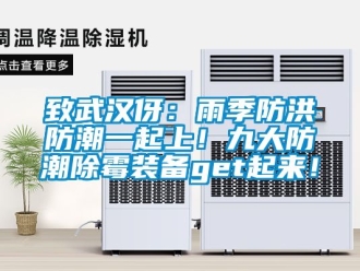 常見問題致武漢伢：雨季防洪防潮一起上！九大防潮除霉裝備get起來！
