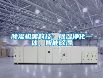 行業新聞除濕機黑科技：除濕凈化一體，智能除濕