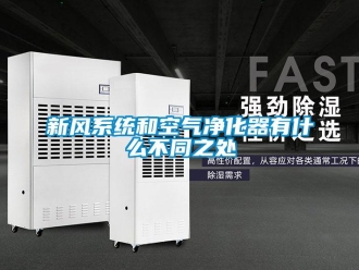 知識百科新風系統和空氣凈化器有什么不同之處