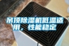 吊頂除濕機低溫適用，性能穩定