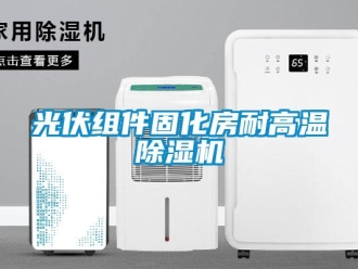行業新聞光伏組件固化房耐高溫除濕機