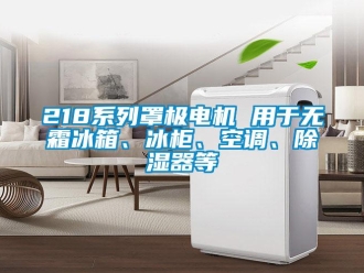 企業新聞218系列罩極電機 用于無霜冰箱、冰柜、空調、除濕器等