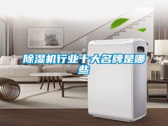 行業新聞除濕機行業十大名牌是哪些