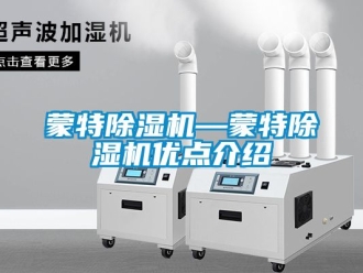 行業(yè)新聞蒙特除濕機(jī)—蒙特除濕機(jī)優(yōu)點(diǎn)介紹