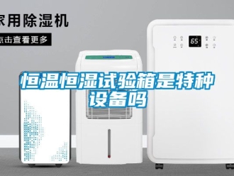 知識百科恒溫恒濕試驗箱是特種設備嗎