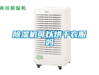 行業新聞除濕機可以烘干衣服嗎