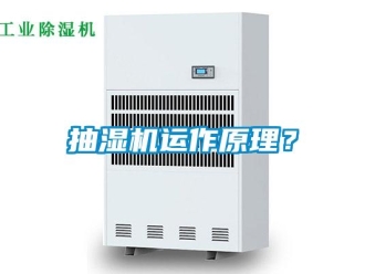 常見問題抽濕機運作原理？