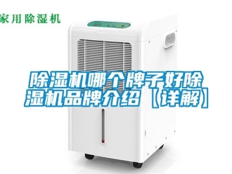 企業新聞除濕機哪個牌子好除濕機品牌介紹【詳解】