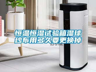 知識(shí)百科恒溫恒濕試驗(yàn)箱濕球紗布用多久要更換掉