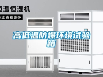 企業新聞高低溫防爆環境試驗箱