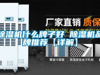 企業新聞除濕機什么牌子好 除濕機品牌推薦【詳解】