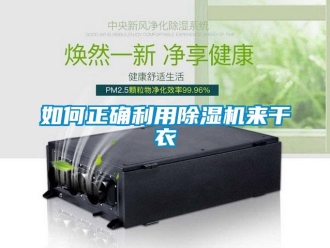常見問題如何正確利用除濕機來干衣