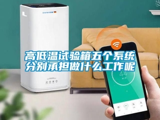 常見問題高低溫試驗箱五個系統分別承擔做什么工作呢