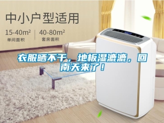 知識百科衣服曬不干，地板濕漉漉，回南天來了！