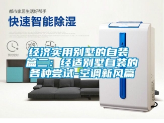 企業新聞經濟實用別墅的自裝 篇二：經適別墅自裝的各種嘗試-空調新風篇