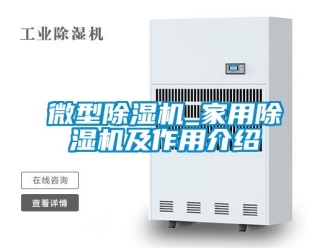 常見問題微型除濕機(jī)_家用除濕機(jī)及作用介紹