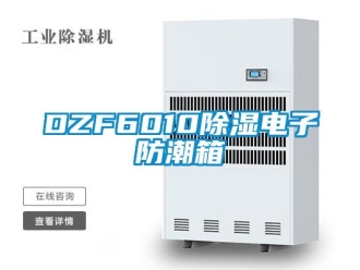 企業(yè)新聞DZF6010除濕電子防潮箱
