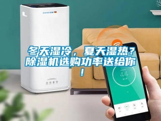 企業新聞冬天濕冷，夏天濕熱？除濕機選購功率送給你！