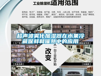 企業新聞超聲波霧化加濕器在水果冷藏保鮮和催熟中的應用