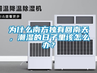 常見問題為什么南方獨有回南天，潮濕的日子里該怎么辦？