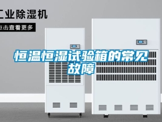 知識百科恒溫恒濕試驗(yàn)箱的常見故障