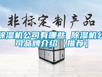 企業(yè)新聞除濕機公司有哪些 除濕機公司品牌介紹【推薦】