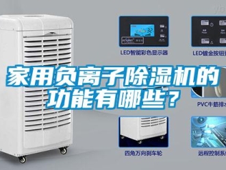 行業(yè)新聞家用負(fù)離子除濕機(jī)的功能有哪些？