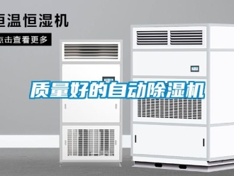行業新聞質量好的自動除濕機