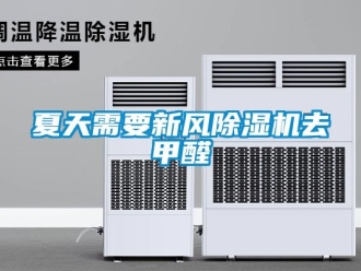 知識百科夏天需要新風除濕機去甲醛