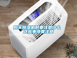 行業新聞購買除濕機時要注意什么 這些事項要注意