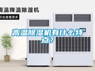 行業(yè)新聞高溫除濕機(jī)有什么特點(diǎn)？