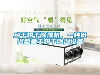 知識百科魚干烘干除濕機，一種低溫型魚干烘干除濕設備