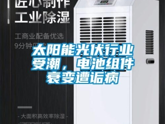 知識百科太陽能光伏行業(yè)受潮，電池組件衰變遭詬病