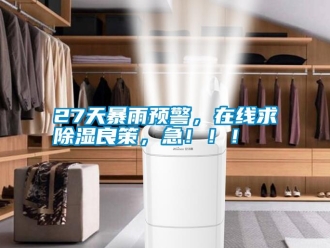 常見問題27天暴雨預(yù)警，在線求除濕良策，急！！！