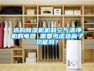 行業(yè)新聞選購除濕機機和空氣清凈機的電器 需要考慮負離子功能嗎？