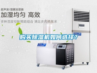 行業新聞購買除濕機如何選擇？