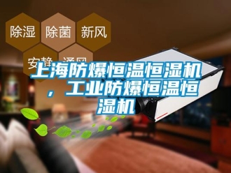 知識百科上海防爆恒溫恒濕機 ，工業防爆恒溫恒濕機