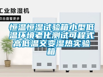 知識百科恒溫恒濕試驗箱小型低溫環(huán)境老化測試可程式高低溫交變濕熱實驗箱