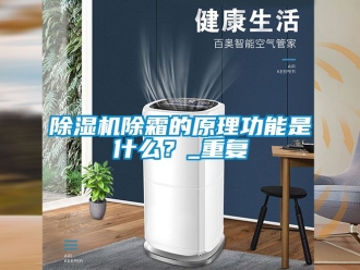企業(yè)新聞除濕機除霜的原理功能是什么？_重復