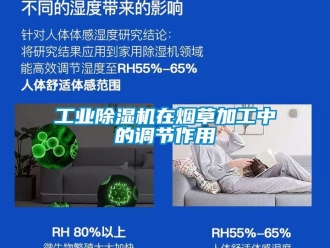 企業(yè)新聞工業(yè)除濕機(jī)在煙草加工中的調(diào)節(jié)作用