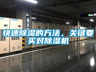 行業(yè)新聞快速除濕的方法，關(guān)鍵要買對除濕機