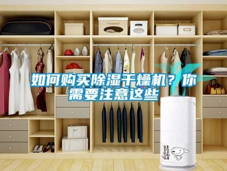 常見問題如何購買除濕干燥機？你需要注意這些
