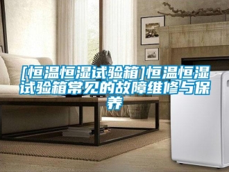 常見問題[恒溫恒濕試驗箱]恒溫恒濕試驗箱常見的故障維修與保養