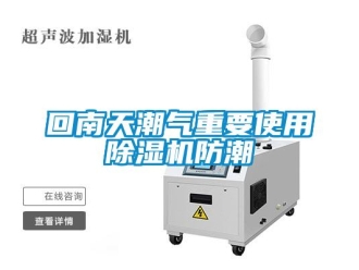 行業新聞回南天潮氣重要使用除濕機防潮