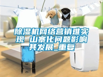 行業新聞除濕機網絡營銷難實現 山寨化問題影響其發展_重復
