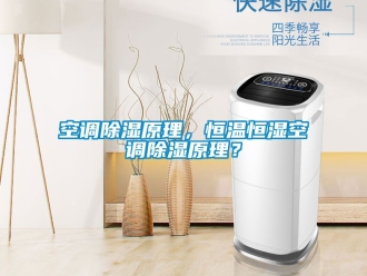 知識(shí)百科空調(diào)除濕原理，恒溫恒濕空調(diào)除濕原理？