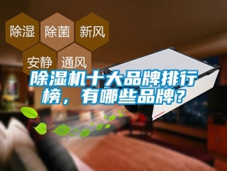 企業(yè)新聞除濕機(jī)十大品牌排行榜，有哪些品牌？