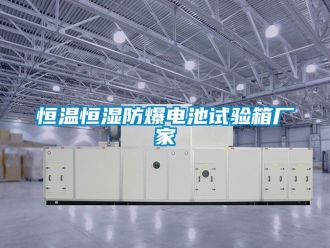 知識(shí)百科恒溫恒濕防爆電池試驗(yàn)箱廠家
