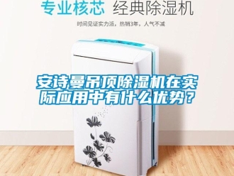 企業新聞安詩曼吊頂除濕機在實際應用中有什么優勢？